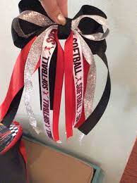 Pin By Tara Ruckle On Hailey Annmarie Soccer Hair Bows Softball Hair Bows Volleyball Hair Bows