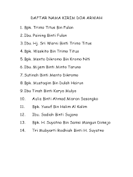 Maybe you would like to learn more about one of these? Kirim Doa Arwah