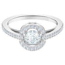 Of course ;) in this video i'll quickly show you how you can make swarovski rings, with very little materials and. Swarovski Sparkling Dance Round Ring White Rhodium Plated Swarovski Com