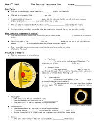 The Sun An Important Star Worksheet December 7 2017 Science Worksheets Kids Worksheets Printables Simplifying Algebraic Expressions