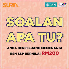 Walaubagaimanapun, terdapat beberapa tips yang boleh diamalkan untuk menaikkan peluang kita memenangi cabutan ini. Suria Fm Nak Menang Bsn Ssp Rm 200 Jom Sertai Soalan Facebook