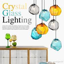 Luxurious Hanging Lights From Ceiling Pendant Light Bulbs Of Different Crystal Design Find Your Glass Pendant Light Glass Lighting Modern Glass Pendant Light