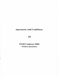 Thus they qualify for some relief from robust packaging requirements provided that they are packed. Pam Contract 2006 Without Quantities Insurance Arbitration