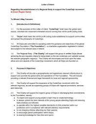 Free 9 Charity Letter Of Intent Samples Templates In Pdf
