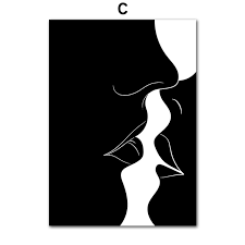 Berikut ini adalah beberapa gambar abstrak hitam putih wajah. Abstrak Wanita Line Wajah Bibir Dinding Seni Lukisan Kanvas Nordic Poster Dan Cetakan Hitam Putih Dinding Gambar Untuk Ruang Tamu Dekorasi Painting Calligraphy Aliexpress