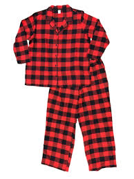 Womens Red & Black Buffalo Plaid Flannel Pajamas Sleep Set 3X - Walmart.com