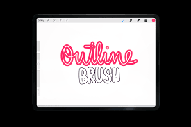 To have quick access to your favorite procreate brushes, make a copy of each of them and put them all into the same brush folder. How To Create An Outline Brush In Procreate Print Me Some Color