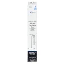 Buy products such as farmhouse over the door mirror in multiple colors by martin svensson at walmart and save. Mainstays Over The Door Mirror Hardware Set Walmart Com Walmart Com