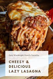 Lazy Lasagna My Happy Simple Living Recipe Lazy Lasagna Lazy Lasagna Recipe Lasagna