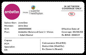 Ejemplos De Tarjetas De Identificacion Del Plan De Salud Que Muestran Tdi O Doi