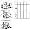 The wellcraft 2062 series single unit egress window wells is intended for use with the egress windows of up to 3 feet wide. 1