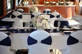 Navy Blue And Silver Glam Meets Nautical Clearwater Beach Wedding Yacht Starship Silver Wedding Reception Cruise Wedding Reception Pink Wedding Receptions