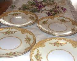 $6.99 was $7.99 save 13% only 3 left in stock. Vintage Noritake China Pattern N1761 Bread Butter Plates Vintage 1918 1930 Pattern Gold Edged And Flo China Dishes China Patterns Noritake China Patterns