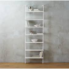 Tacoma iron pipe wall mount ladder bookcase reviews allmodern. Stairway White Ladder Bookcase Reviews Cb2