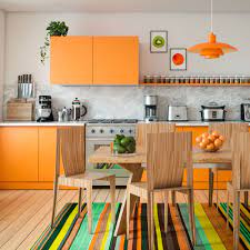 The Orange Kitchen Trend Is Making An Unexpected Comeback In 2021