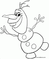 Dibujos Para Colorear Frozen Olaf
