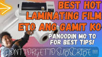 BEST HOT LAMINATING FILM TIPS FOR BUSINESS | MATERIALS THAT I USE FOR MY  LAMINATING BUSINESS