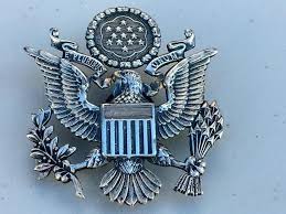 E Pluribus Unum Eagle Crest Emblem Military Hat Uniform Medal Army Air Force War Medals Military Medals Military Hat