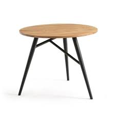 table a manger ronde chene 3 couverts cruseo table a manger ronde table a manger en chene table a manger