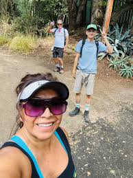 Short local hikes with daypacks and steady tempo