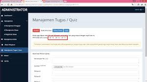 1.cpanel administator mengelola data siswa,guru,jurusan 2.cpanel guru mengeloloa kirim tugas, lihat tugas 3. Download Source Code Gratis Bisa Di Edit Aplikasi E Learning Ujian Online Soal Acak Berbasis