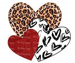 Heart Sublimation Design Hearts Leopard Heart Valentines Etsy Shirt Print Design Valentines Shirt Glamour Print