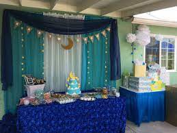 Found On Bing From Www Pinterest Com Moon Baby Shower Angel Baby Shower Baby Shower Themes