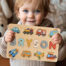 Name Puzzle With Cars