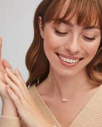 Elisa gold pendant necklace in sand drusy 2025