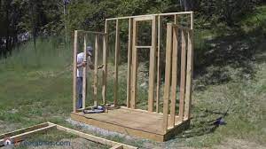 What other visitors have asked. How To Build A Lean To Shed Part 2 Wall Framing Youtube