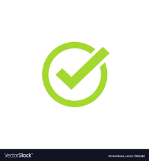 Tick Icon Symbol Green Checkmark Isolated Vector Image Icon Resume Icons Image