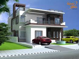 G 1 east face new house elevation : Wow East Facing Modern Duplex House Front Elevation Designs