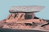 Mohammad Hassan creates collages by using contemporary buildings on Iran's pre-Islamic castles
