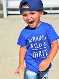 Birthday Outfit For 3 Year Old Boy Young Wild Three 3rd Birthday Shirt Front And Back Etsy In 2020 Birthday Boy Shirts 3rd Birthday Boys Third Birthday Boys