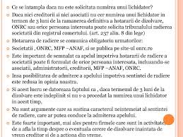 Related to model cerere dizolvare firma. Lichidarea SocietÄƒÈ›ilor Cu Datorii Sub Valoarea Prag De Insolventa Ppt Download