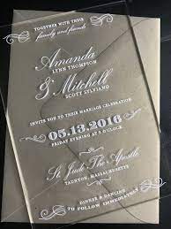 New Acrylic Wedding Invitations Custom Acrylic Invitations Etsy Acrylic Wedding Invitations Acrylic Invitations Wedding Invitations