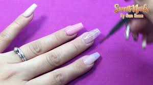 Encuentra unas acrilicas de segunda mano desde $ 500. Tendencia 2019 Unas De Colores Esmaltado Sobre Acrilico Con Geles Miss Cherry Youtube