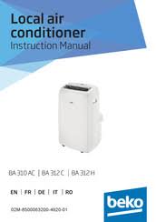 List of all equipment and user manuals beko, stored in the category air conditioner. Beko Ba 312 C Handbucher Manualslib
