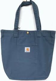 Carhartt WIP Simple Tote Bag, Cotton Canvas, Stone Blue Rinsed | eBay