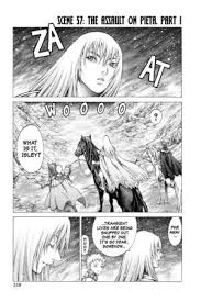 Considered a rogue for picking up a stray child and almost losing herself to her youma side by awakening. Viz Read Claymore Chapter 57 Manga Official Shonen Jump From Japan