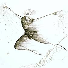 Al Hirschfield Does Cathy Rigby As Peter Pan Peter Pan Black And White Portraits New York Theater
