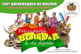 Promobolivia.com no es responsable de la información proporcionada en los sitios web de diarios y periódicos de. 6 De Agosto Dia De La Patria De Bolivia A Valencia