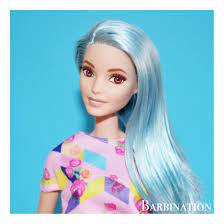 Blue Diamond Barbie Barbination Doll Dolls Barbiedoll Portrait Dollphotography Blue Pastel Bluehair Dye Fash Barbie Fashionista Barbie Girl Barbie