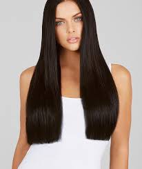 Popular real black hair extensions of good quality and at affordable prices you can buy on aliexpress. Natural Black 20 Inch Clip In Hair Extensions Leyla Milani Hair
