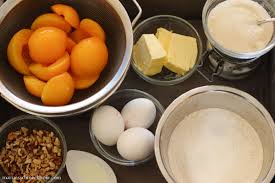 175 g zucker (wer zucker doch schon im joghurt hat, der reduziert hier vielleicht etwas) 1 päckchen vanillezucker; Schneller Pfirsich Sonnenkuchen Maria Es Schmeckt Mir