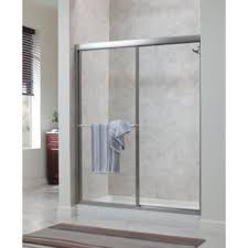 The guys are installing a kohler bypass shower door kit, and in addition to the provided materials, they picked up some silicone sealant (see below). Foremost Tides Framed Bypass Shower Door Brushed Nickel Clear Glass 70 Hx60 Hd Supply