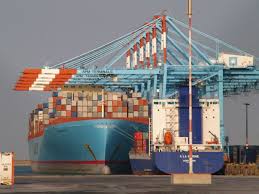 Container Ship In Zeebrugge C Port Of Zeebrugge Cargo Shipping Gantry Crane Belgium