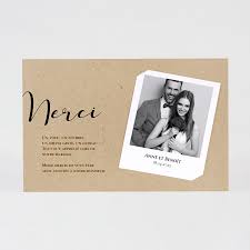 Vous avez été invité à un mariage, la fête a été réussi, et vous vous trouverez sur internet de nombreux modèles de textes de remerciement de mariage, mais ces remerciements risquent d'être quelque peu. Carte Remerciement Mariage Style Kraft Et Photo Mariage Tadaaz