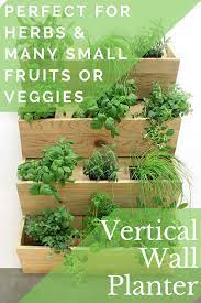 Perfect For Growing Herbs Many Kinds Of Vegetables As Well Some Types Of Small Fruit Strawb Vertical Garden Plants Garden Plant Stand Vertical Herb Garden