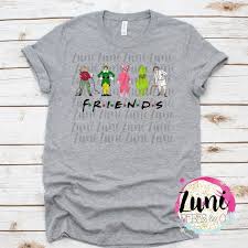 Friends Christmas T Shirt Boutique